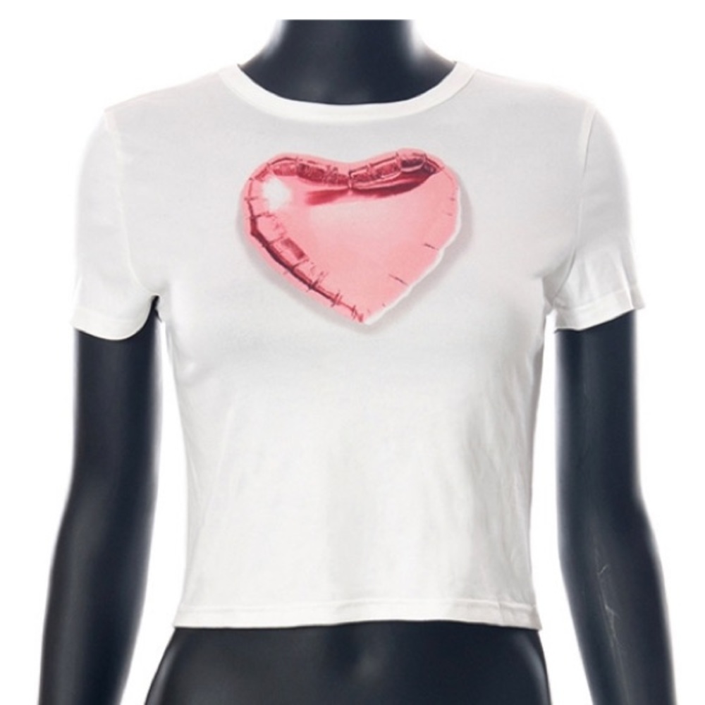 Pink Heart Crop - Picture 2 of 3